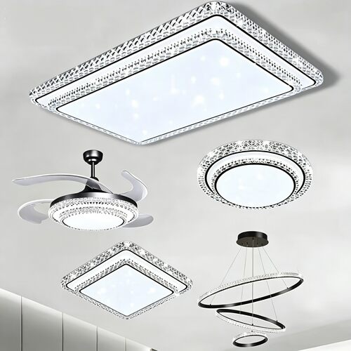 新款客厅主灯新款大气水晶吸顶灯大厅大灯轻奢吊灯具全屋中山灯具