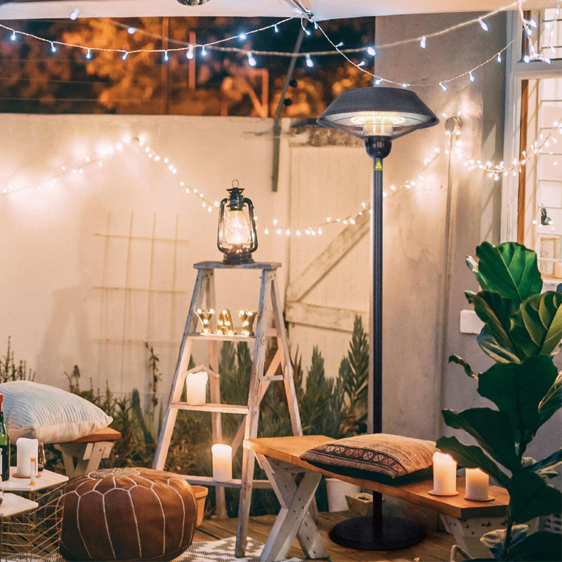 家用商用伞形电取暖器小顶盖2100W跨境取暖炉一件代发