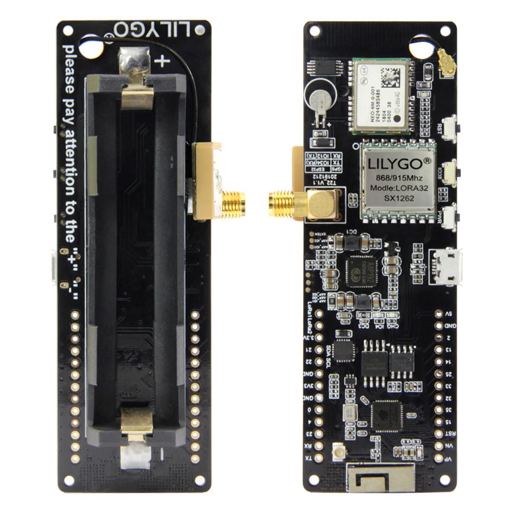 LILYGO® T-Beam V1.2 SX1262 SX1268 868/915/Mhz MCU32蓝牙模块