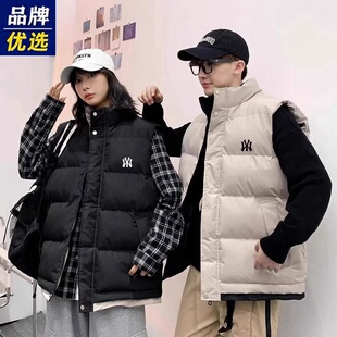 防风保暖宽松羽绒棉外套男女同款 羽绒马甲 新款 奥莱羽绒服男秋冬季