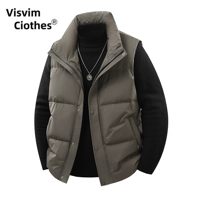 VISVIM BESSEL羽绒马甲秋冬2026年新款无袖面包服背心马夹外套男
