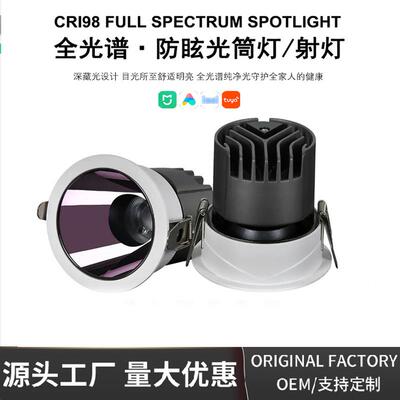 小山丘全光谱防眩无主灯射灯 HIGH CRI FULL SPECTRUM SPOTLIGHT
