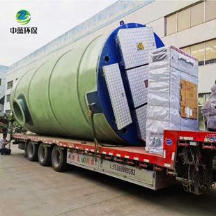 常州一体化泵站 厂家直供玻璃钢泵站 地埋式污水提升泵站