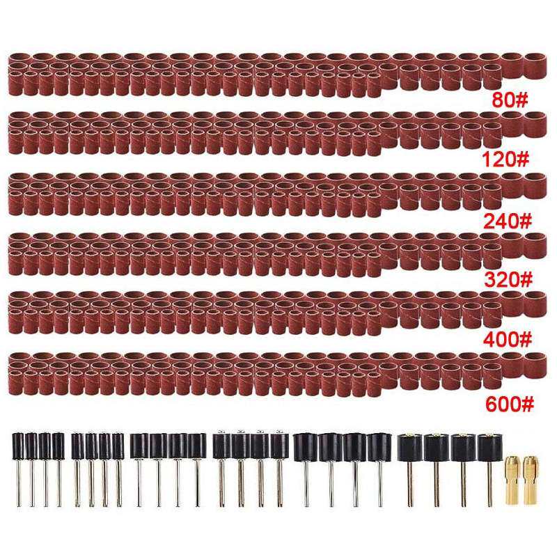 458PC砂纸圈套装 电磨吊磨机配件组合打磨抛光切割厂家