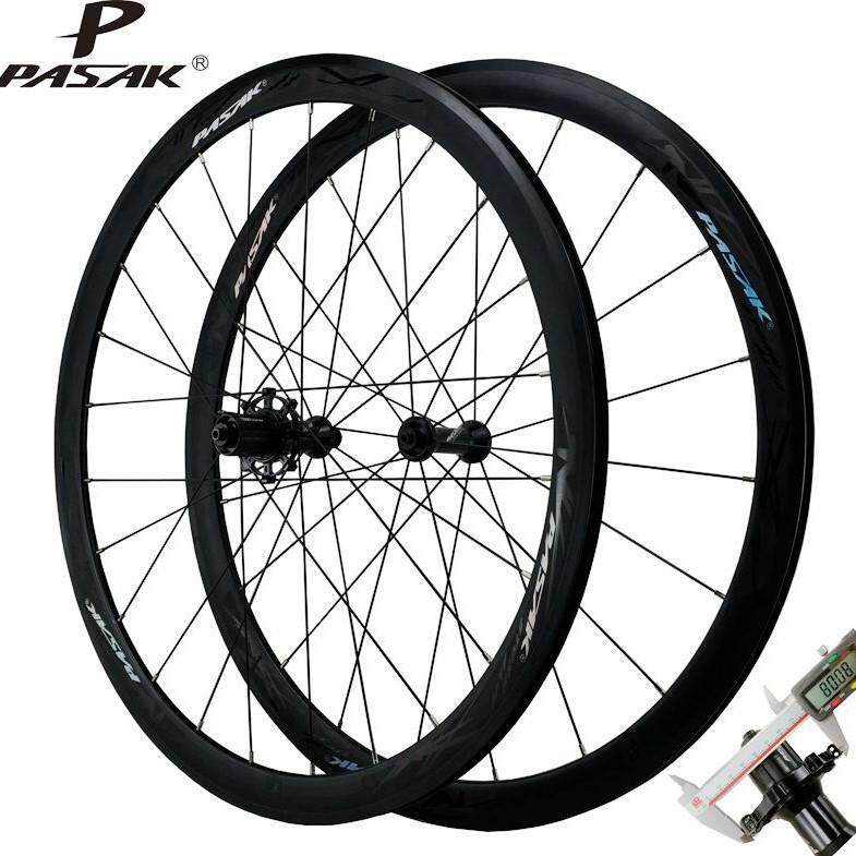 公路车轮组自行车公路车轮700C 40MM铝合金车圈C/V刹直拉80大法兰