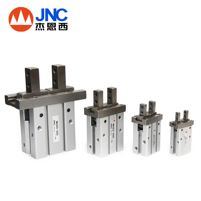 杰恩西气动夹紧手指气缸MHZ2-16D SHC2-20D机械手爪U平行10M2-5