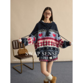 搭配一整套费尔岛减龄毛衣套装 SWAP SENSE雪境甜织·复古休闲冬季