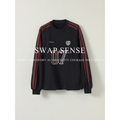 运动套头拼色圆领卫衣早春新款 SWAP SENSE赤屿序痕·复古休闲美式