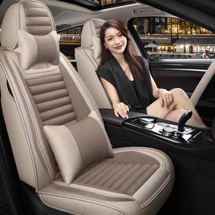 S30椅套亚麻汽车坐垫四季 东风风神AX3 AX7 L60 通用全包座套 AX5