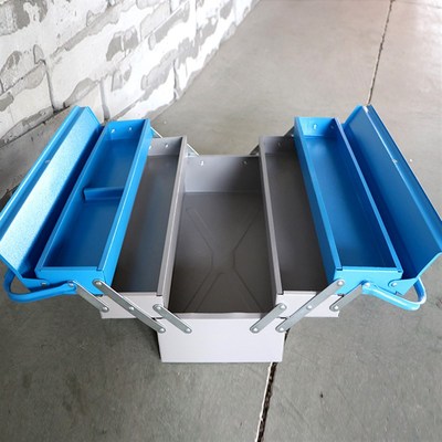 铁制三层五格五金工具收纳箱工具箱汽配整理箱 多功能收纳盒 铁盒