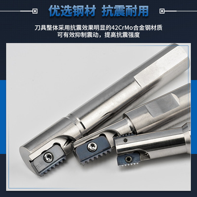 SR00加工中心螺纹铣刀杆内外螺纹梳齿刀杆铣刀杆加长单刃双刃