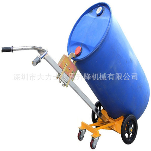 DE450A/B/C/D 手推油桶车 咬嘴油桶搬运车 鹰嘴手拉油桶搬运车