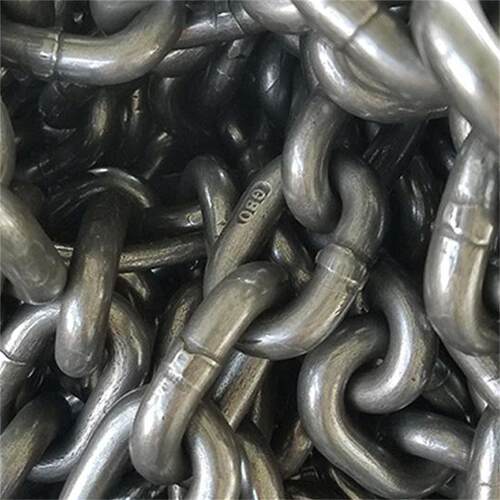 高强度吊装耐腐蚀不锈钢锰钢起重链条 矿用g80锰钢起重圆环链条
