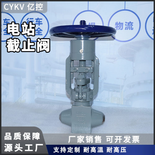 高温高压截止阀焊接J61Y-P54P57电站阀 自密封铬钼钢高压截止阀