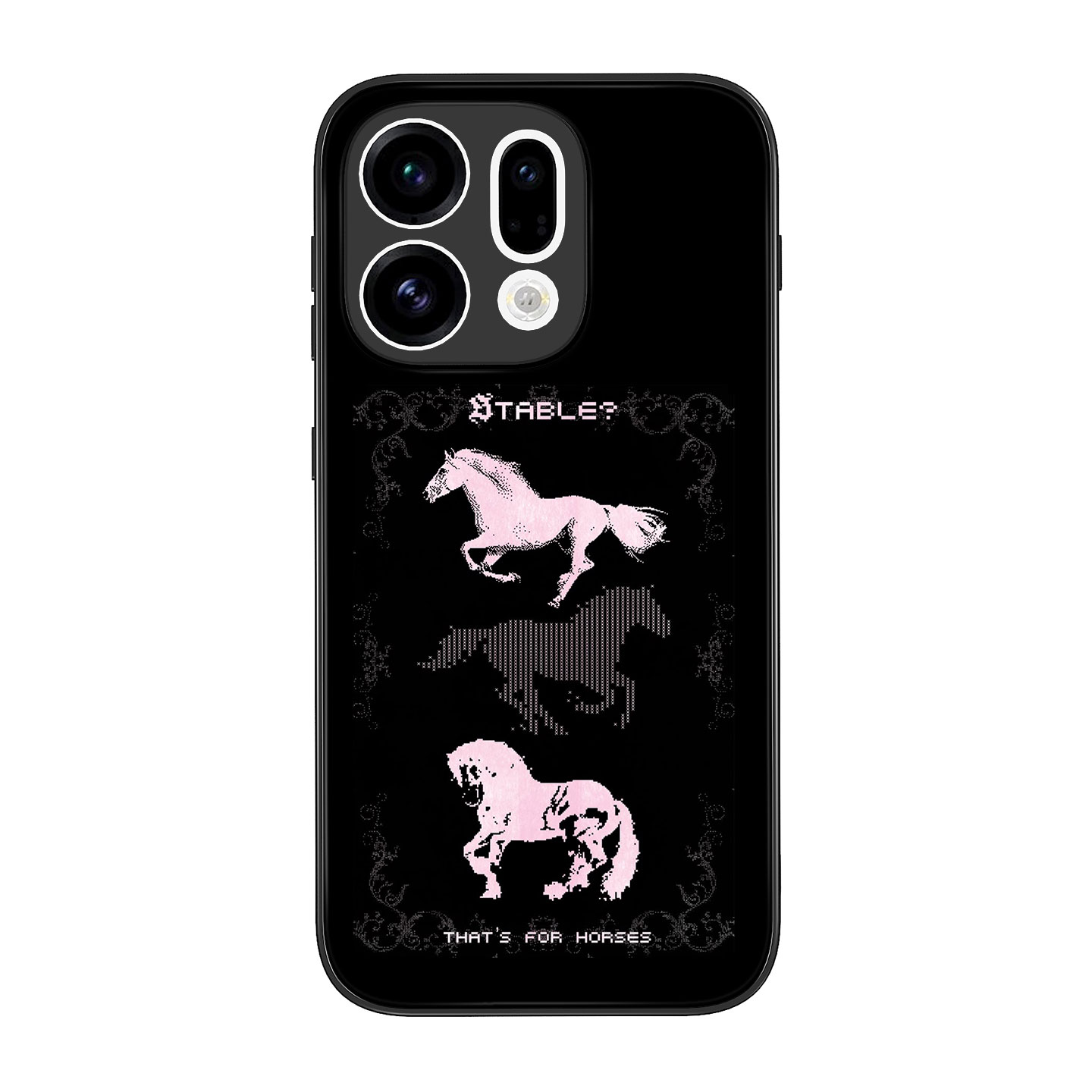 适用oppo RENO11 16pro 12 13 10 15 14手机壳findX9 X8s X6 X7Ultra一加ACE5复古保护套硅胶马到功成粉色软