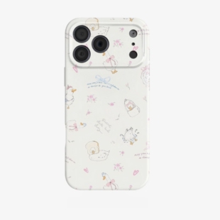 韩系小黄鸭艺术简约磁吸高级感适用于iPhone17苹果16promax菲林手机壳小米15华为p80荣耀mate70vivo一加oppo