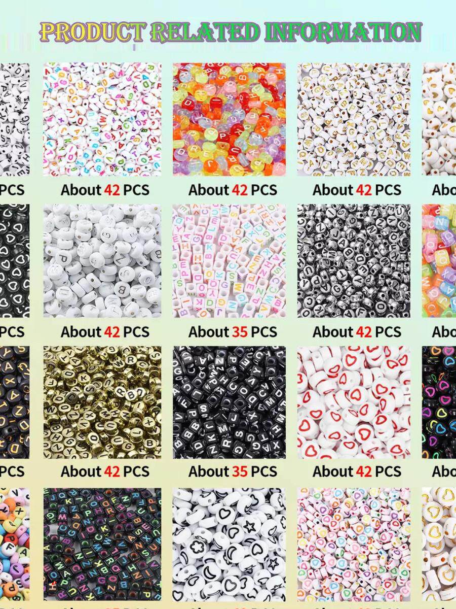 Pony Bead Bracelet Kit for DIY Jewelry Making & Crafts - Product image 5