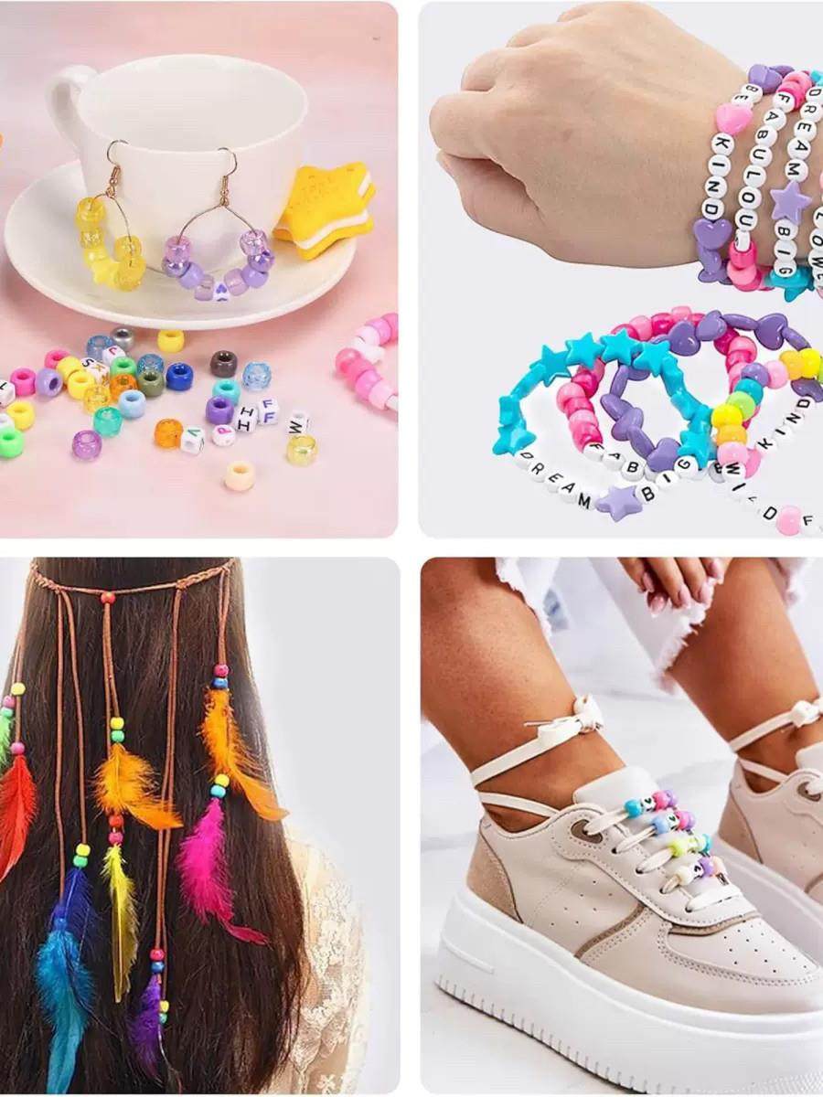 Pony Bead Bracelet Kit for DIY Jewelry Making & Crafts - Product image 3