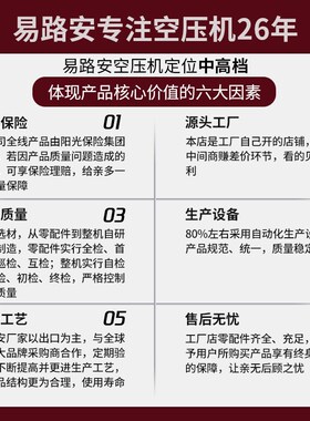 易路安ES18L小型静音气泵220V压缩机无油木工喷漆W空压机现货