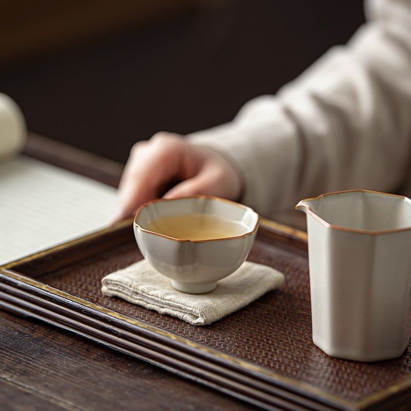 复古汝窑陶瓷茶杯家用主人杯单杯个人专用茶具茶盏品茗Z杯开片可,餐饮具,茶杯,淘宝优惠券,粉丝福利购,淘宝优惠卷