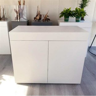 水族箱鱼缸底柜 鱼缸柜 超白缸水草H缸低柜 非实木轻奢风底柜