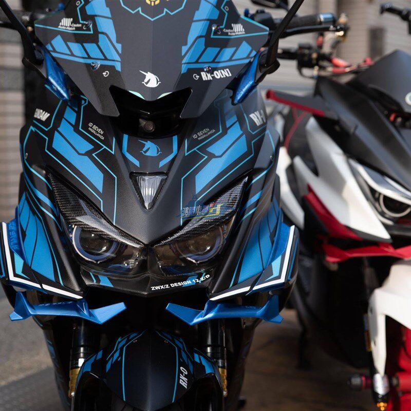 台湾R2SpeedTek 适用FORCE155/SMAX/林海175 改装定Z风翼宽体包围