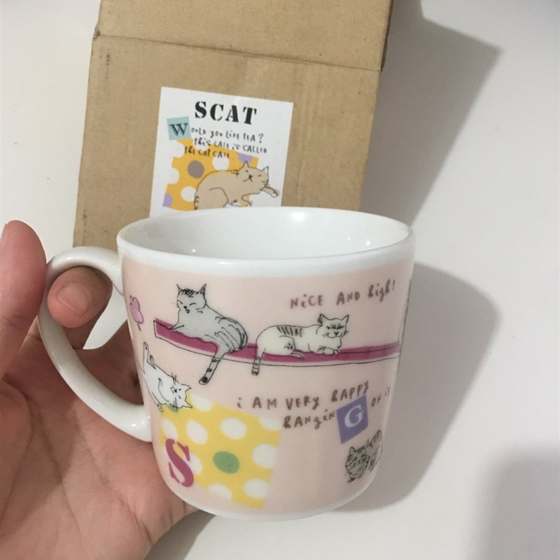 SCAT 制 数字12 马克杯  水U杯 绝版KC