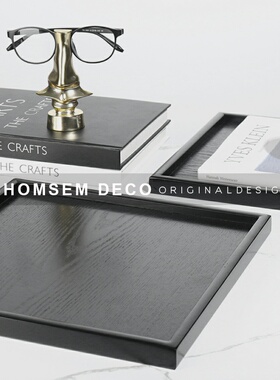 简约创意抽象水果收纳托r盘摆件软装饰品客厅茶几餐桌台面果盘摆