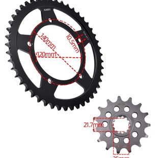 适用铃木DL650 22年摩托D车大小飞M炼轮炼盘彩色油封炼条套炼
