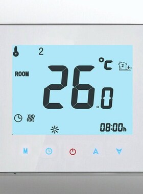 1Pc Durable Tjouch Screen Digital LCD Underfloor Room Thermo
