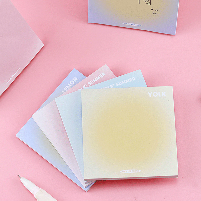 熙年华渐变便利贴ins手帐高颜值