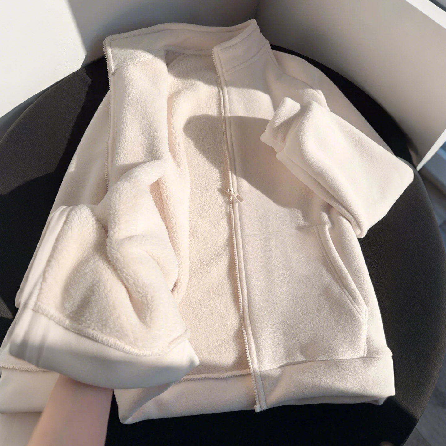 摇粒绒外套防风保暖加厚卫衣