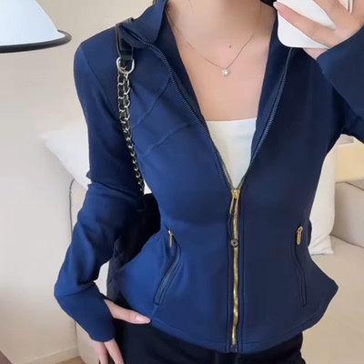 2025新款立领修身德绒内胆瑜伽服