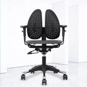 Puglius 09B人体工学双背椅原装 进口儿童学习椅矫正椅学生电脑椅