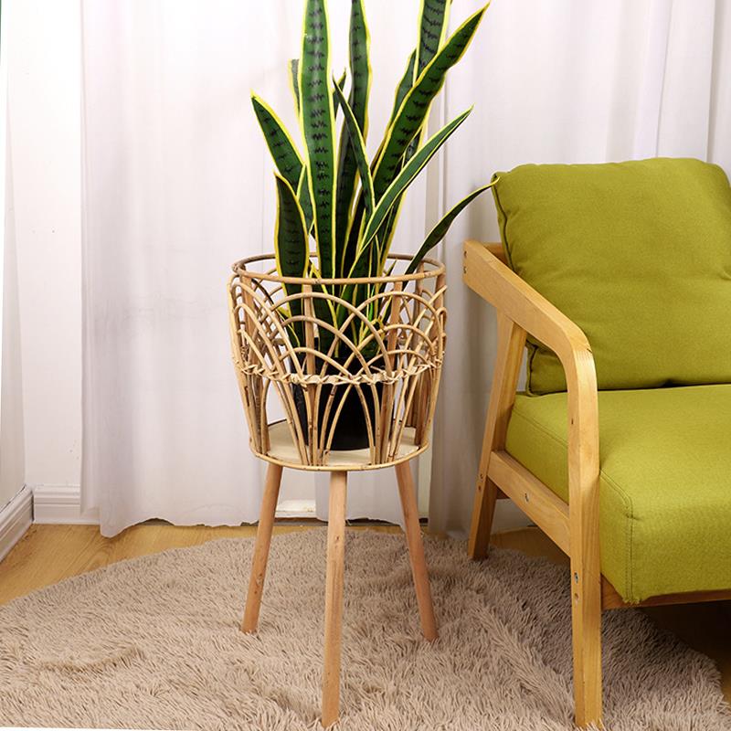 花架置物架客厅阳台花架客厅落地式植物架装饰绿萝花盆龟背竹摆件