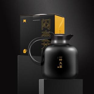 一叶九鼎家用闷茶壶316不锈钢热水壶便携暖壶小型泡茶