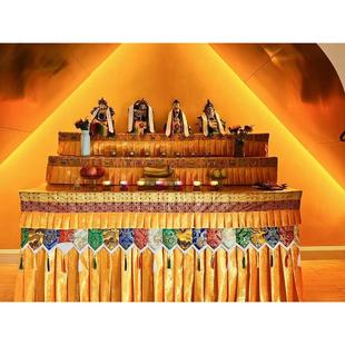 纯手工艺品藏式经堂装饰帷幔墙裙桌套围可订制价格面议布置法会用