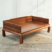 2025实木新中式 素面罗汉床宋代美学禅床卧榻罗汉榻贵妃榻弥勒榻