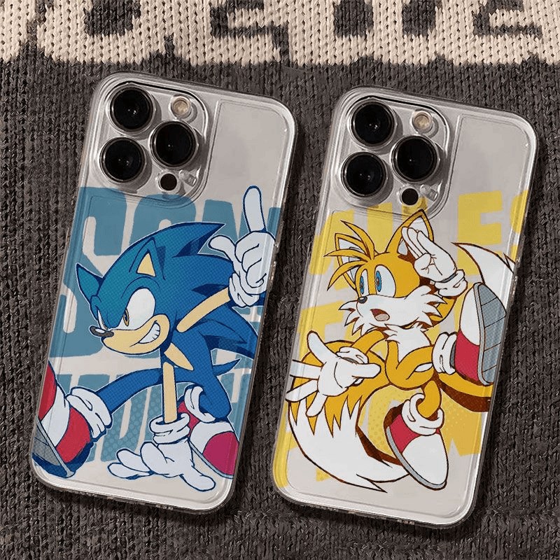 刺猬索尼克适用iPhone苹果6手机壳16/16plus/16pro精孔16pr可定制