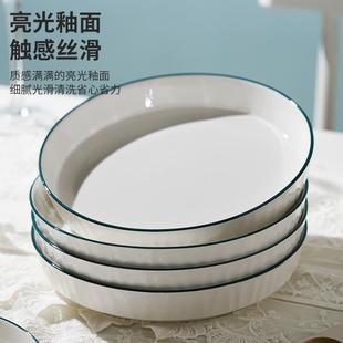 家用碗碟碗盘陶瓷釉下彩创意米饭汤筷盘勺子组合2024新葡 餐具套装