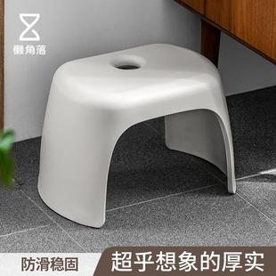 凳茶几 W8加厚小凳子简约矮凳子儿童家用塑料板凳小椅子换鞋