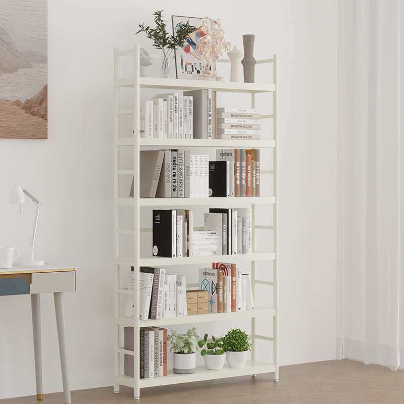 全铁艺书架落地储物架子简易钢制架儿童收纳架家用多层书柜置物架