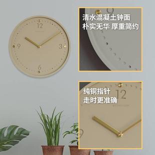 北欧挂钟静音客厅墙钟创意时钟家用挂表简约装 新品 饰现代轻奢钟表