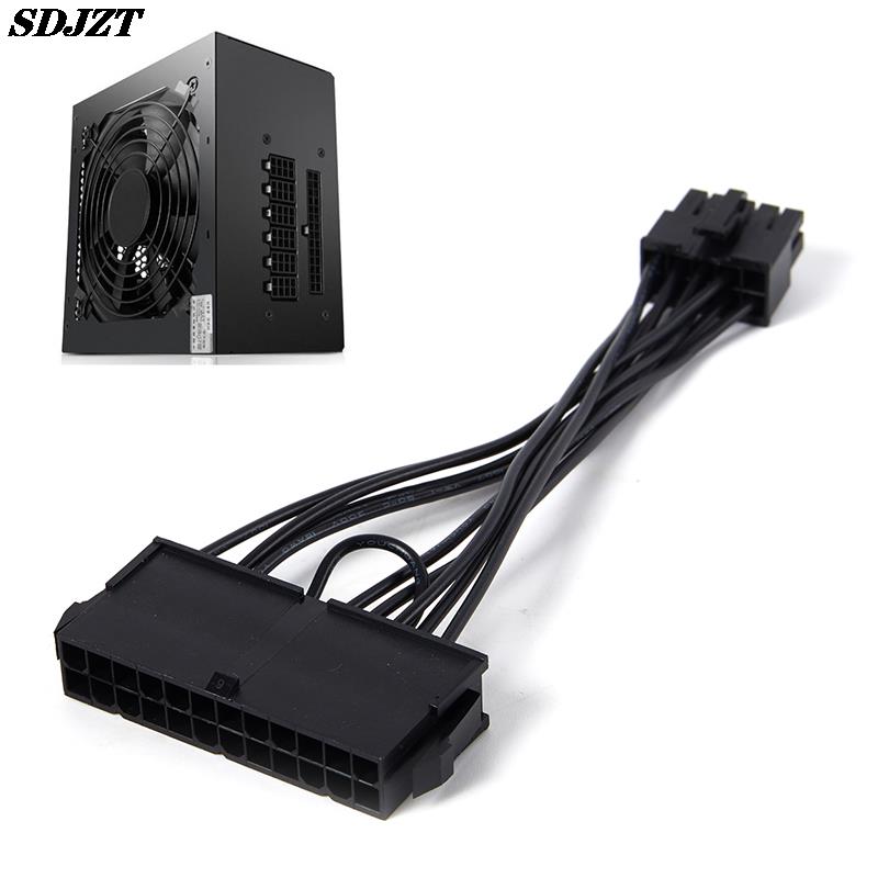 网红24 Pin To 10 Pin ATX PSU Main Power Adapter Power Supply