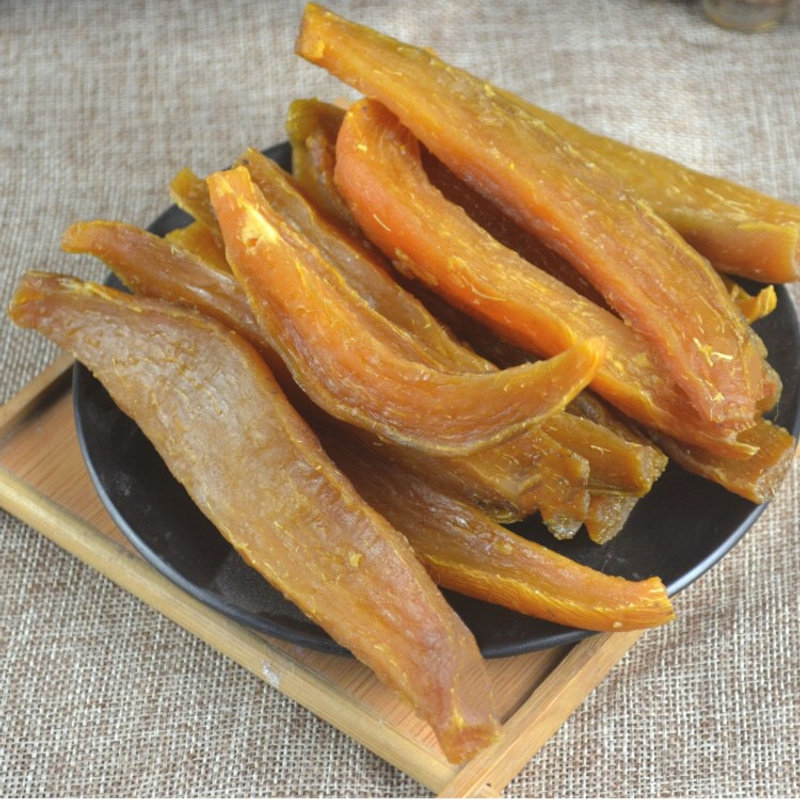 山东老式地瓜干农家味手工番薯干休闲零食非晒干无白霜原味红薯干