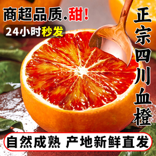 四川血橙9斤新鲜水果当季整箱包邮孕妇塔罗科血橙子手剥中华红橙