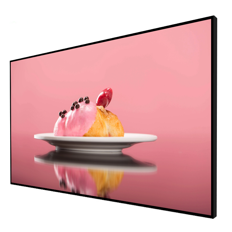 55/65寸壁挂广告机高清液晶显示屏电梯竖屏网络4K电视宣传电子海报触摸控智能超薄挂墙式