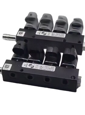 LPG/CNfG汽车油改气喷油器轨4cyl灰色线圈气体套件燃气汽车配件