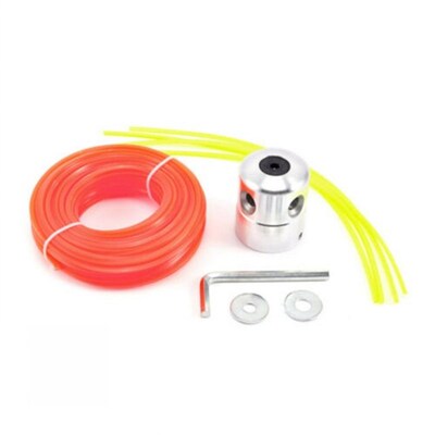 Aluminum Grass Tmrimmer Head 4 Lines Spool With 20m Cutting