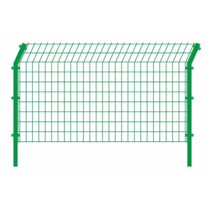 高速公路护栏网双边丝p护栏隔离围栏网养殖果园框架栅栏钢丝防护